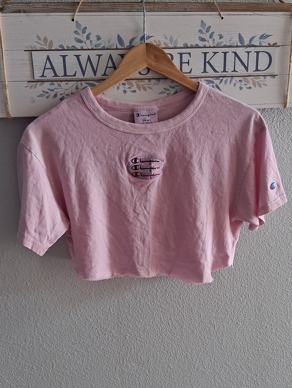 4/$13 Champion cropped tee